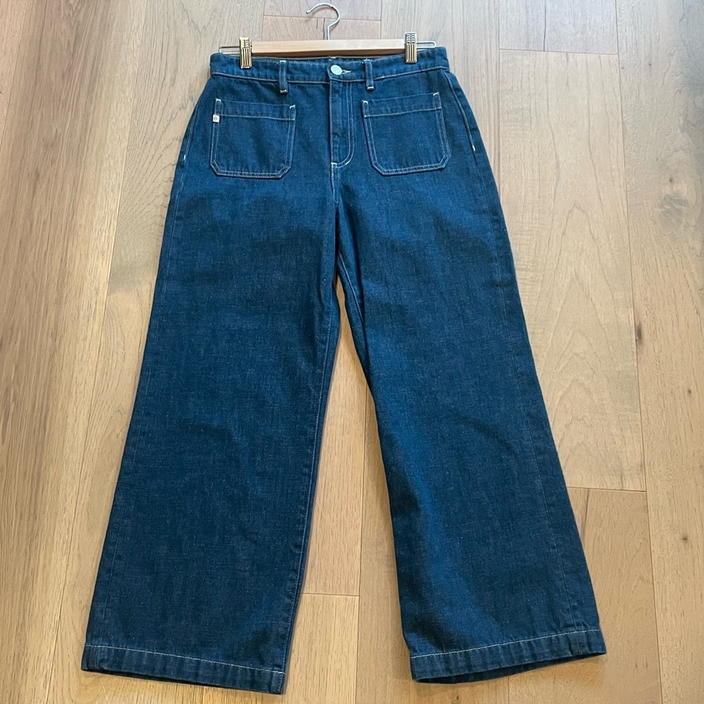 AG Jeans Kassie High-Rise Wide Leg Crop 27